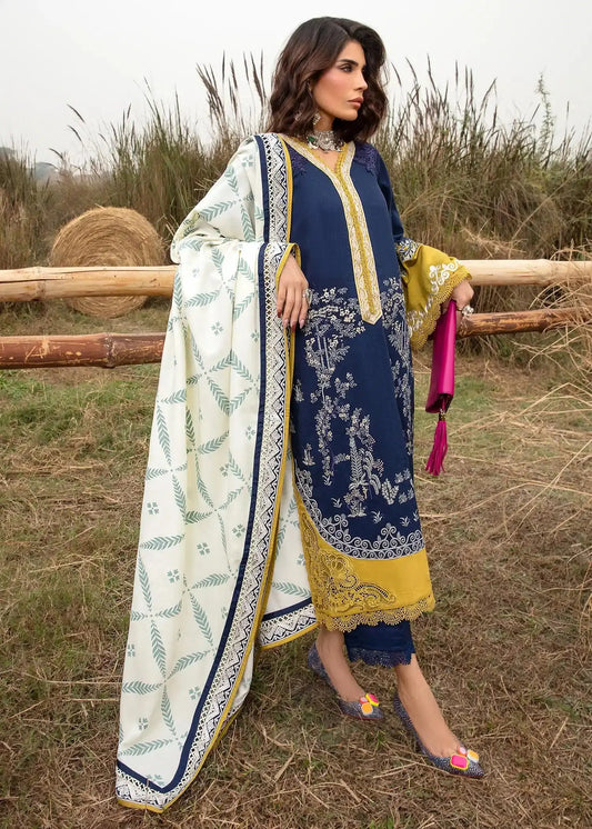 Saira Shakira | Raya Winter Stitched 23 | Neal - Pakistani Designer Dress - by Saira Shakira | Type: Luxury - 100% Original at Saira Sultan