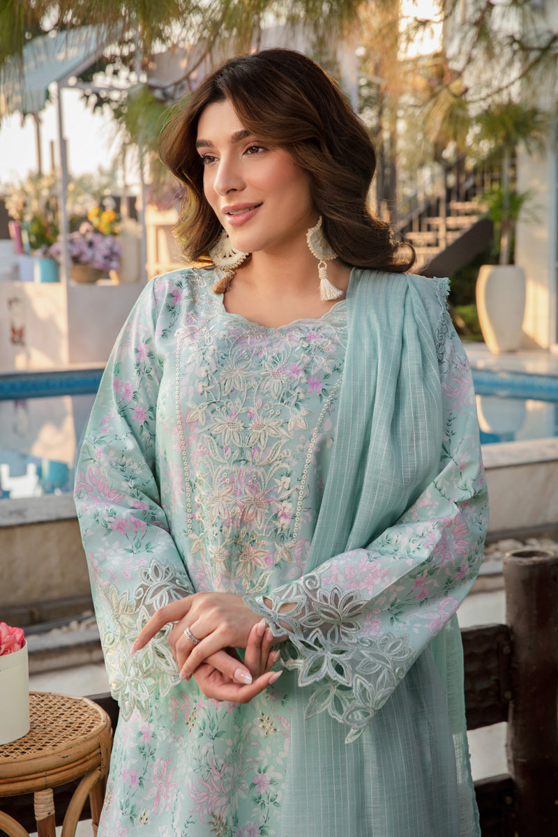 Rangrasiya | Florence Summer Edit 25 | Laraib L Light Blue Lawn