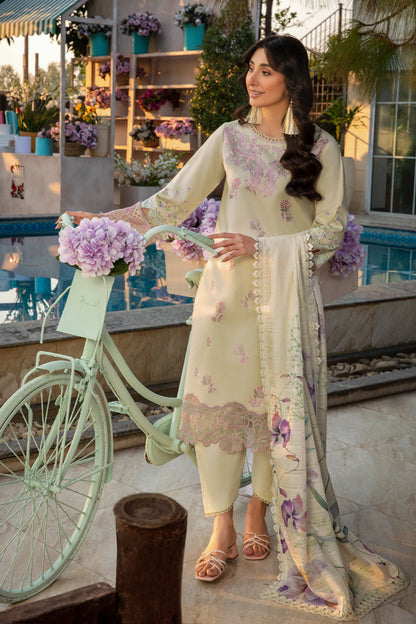 Rangrasiya | Florence Summer Edit 25 | Manah Custom Size Cream Lawn