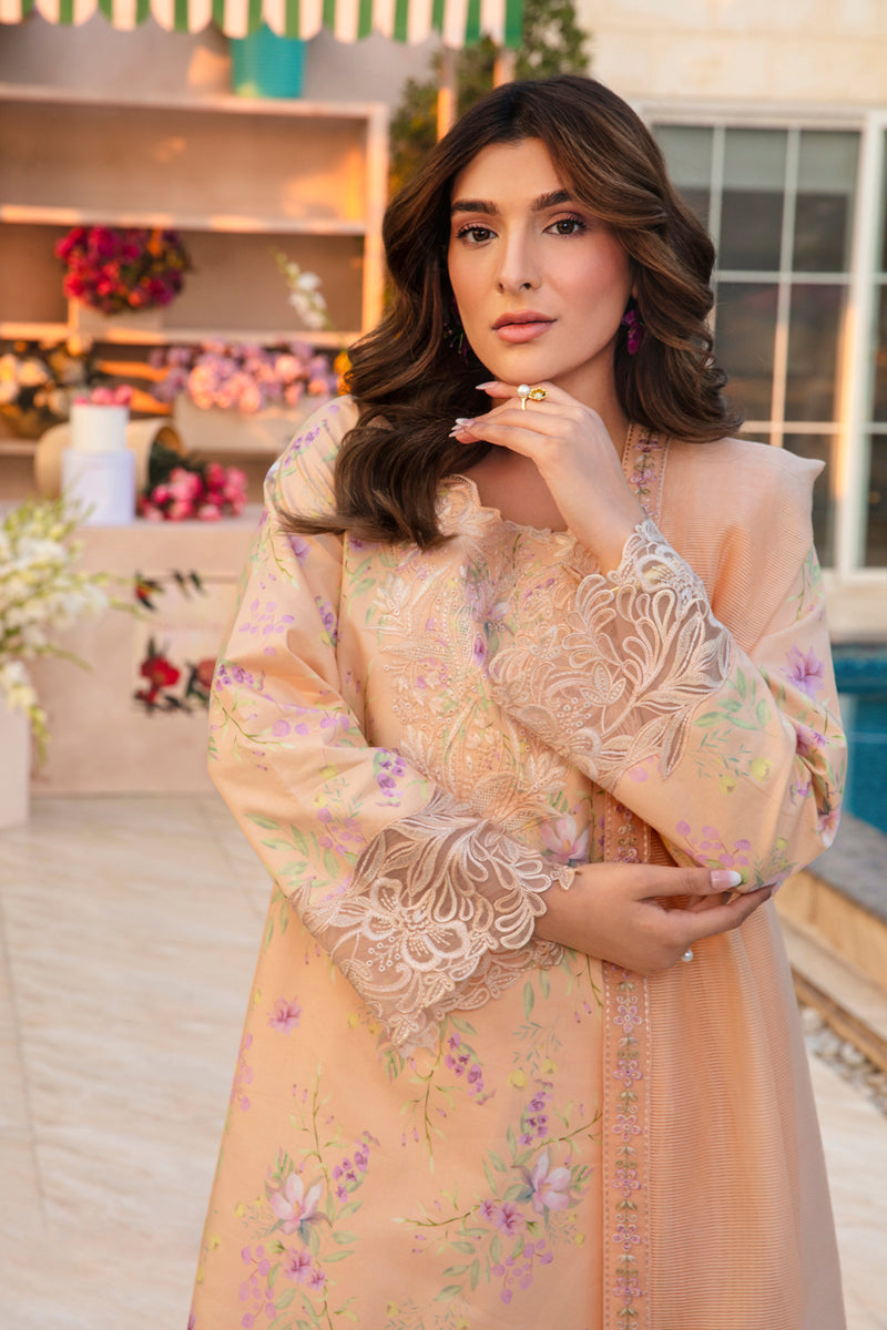 Rangrasiya | Florence Summer Edit 25 | Minahil XL Peach Pink Lawn