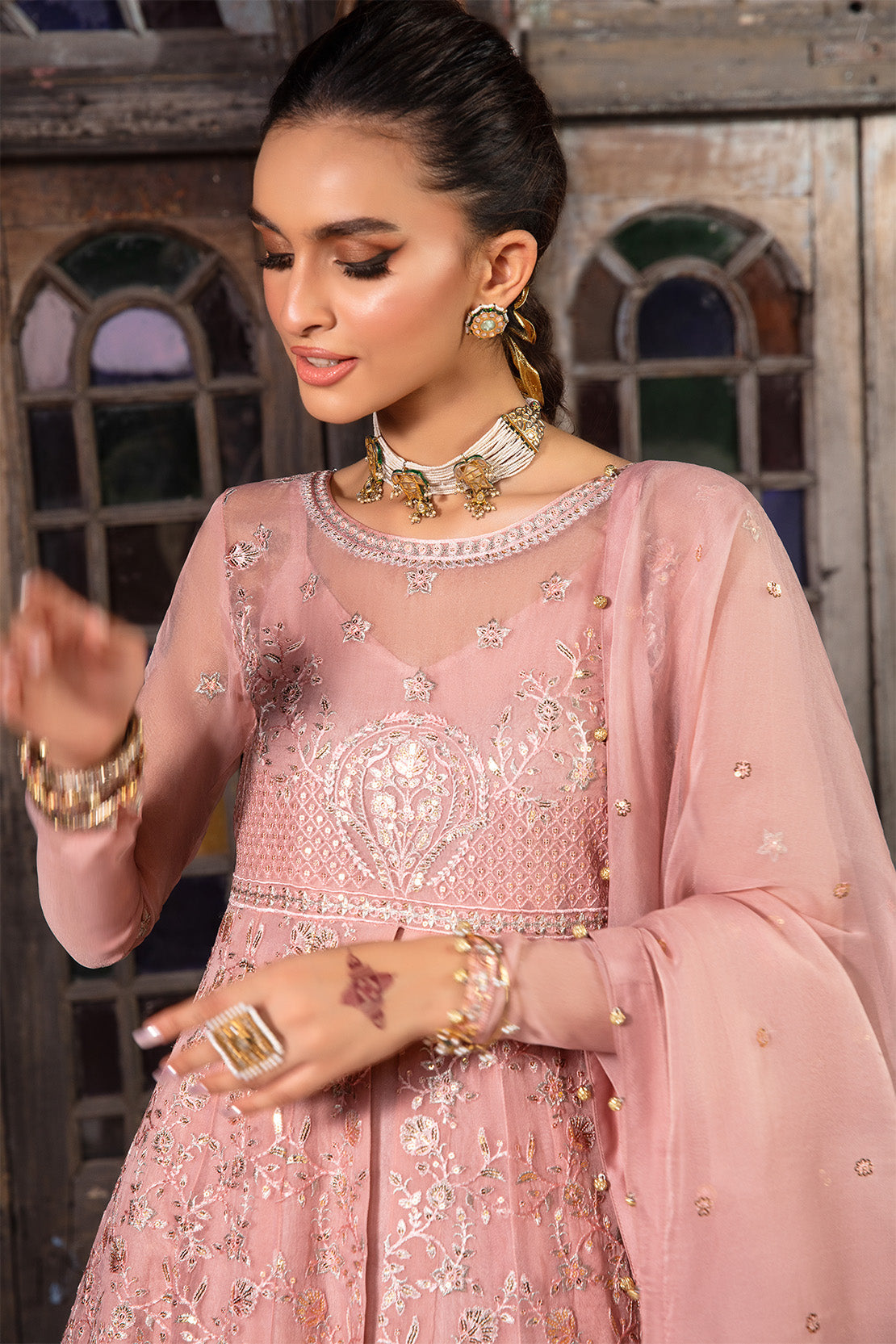 So Kamal | Wedding Festive 24 | CELESTIA L Tea Pink Organza