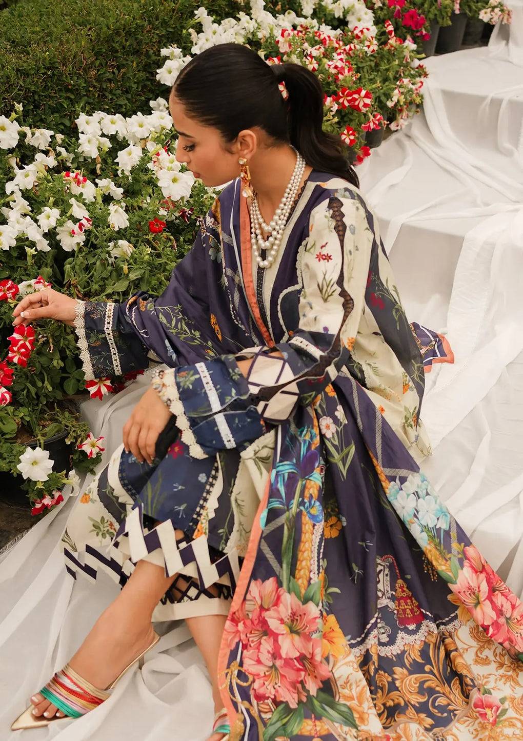 Elaf Premium | Printed Collection 24 | EEP-08B - Breeze Together - Pakistani Designer Dress - by Elaf Premium | Type: Casuals - 100% Original at Saira Sultan