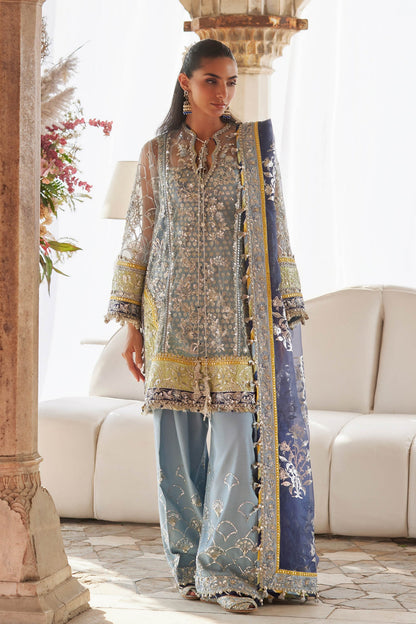 Zaha | Gossamer 25 | NILOFAR-E-SHAAM (ZC25-04) by Zaha - Designer Dress  - Type : Ladies Clothes - Available at Saira Sultan - 100% Original 