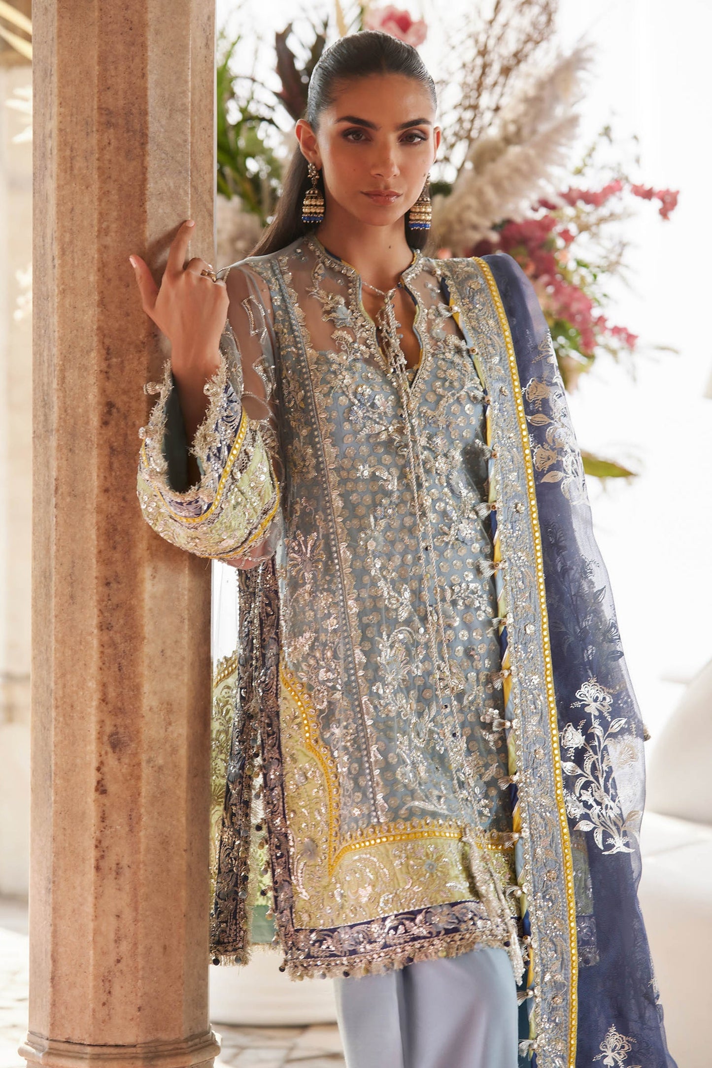 Zaha | Gossamer 25 | NILOFAR-E-SHAAM (ZC25-04) by Zaha - Designer Dress  - Type : Ladies Clothes - Available at Saira Sultan - 100% Original 