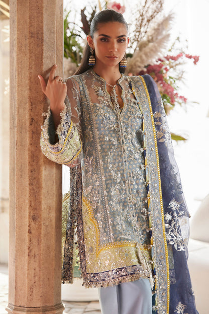 Zaha | Gossamer 25 | NILOFAR-E-SHAAM (ZC25-04) by Zaha - Designer Dress  - Type : Ladies Clothes - Available at Saira Sultan - 100% Original 