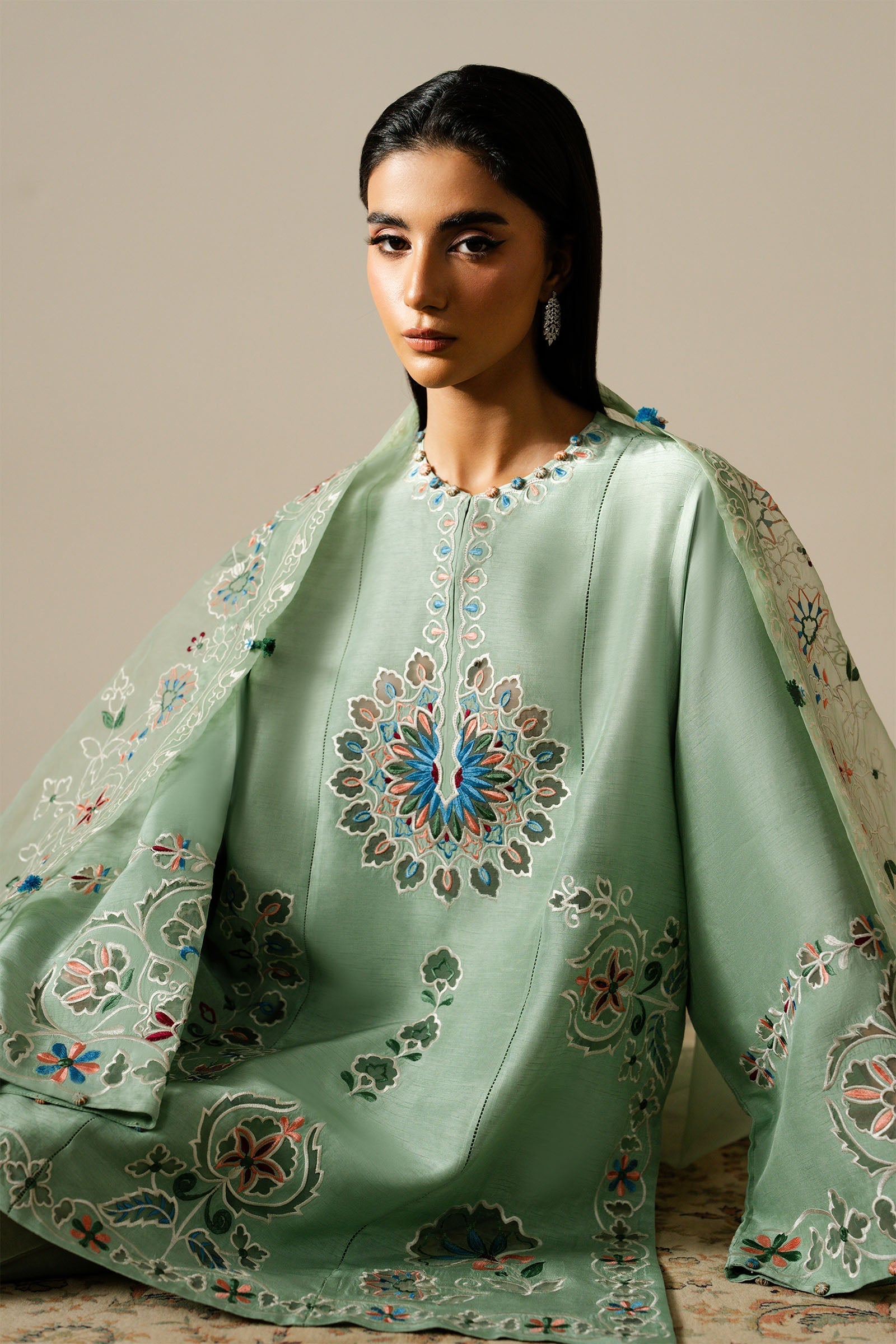 Zaha | Serae Pret | CAELINA by Zaha - Designer Dress - Type : Ladies Clothes - Available at Saira Sultan - 100% Original 