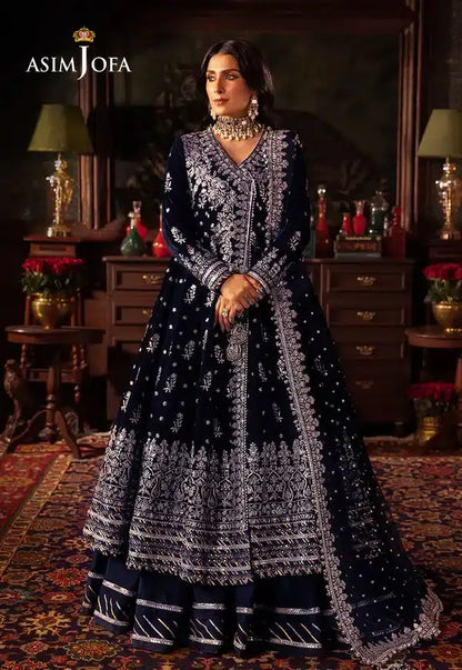 Asim Jofa | Makhmal Wedding Velvet 23 | AJMM-04 - Pakistani Designer Dress - by Asim Jofa | Type: Bridal - 100% Original at Saira Sultan