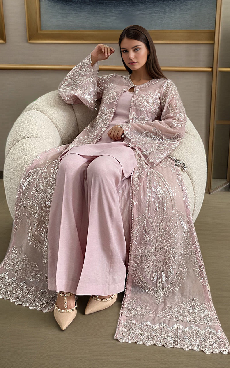 Threads and Motifs | Formal Dresses 25 | Net Embroidered Jacket