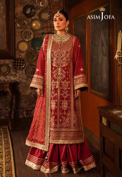 Asim Jofa | Makhmal Wedding Velvet 23 | AJMM-10 - Pakistani Designer Dress - by Asim Jofa | Type: Formal - 100% Original at Saira Sultan