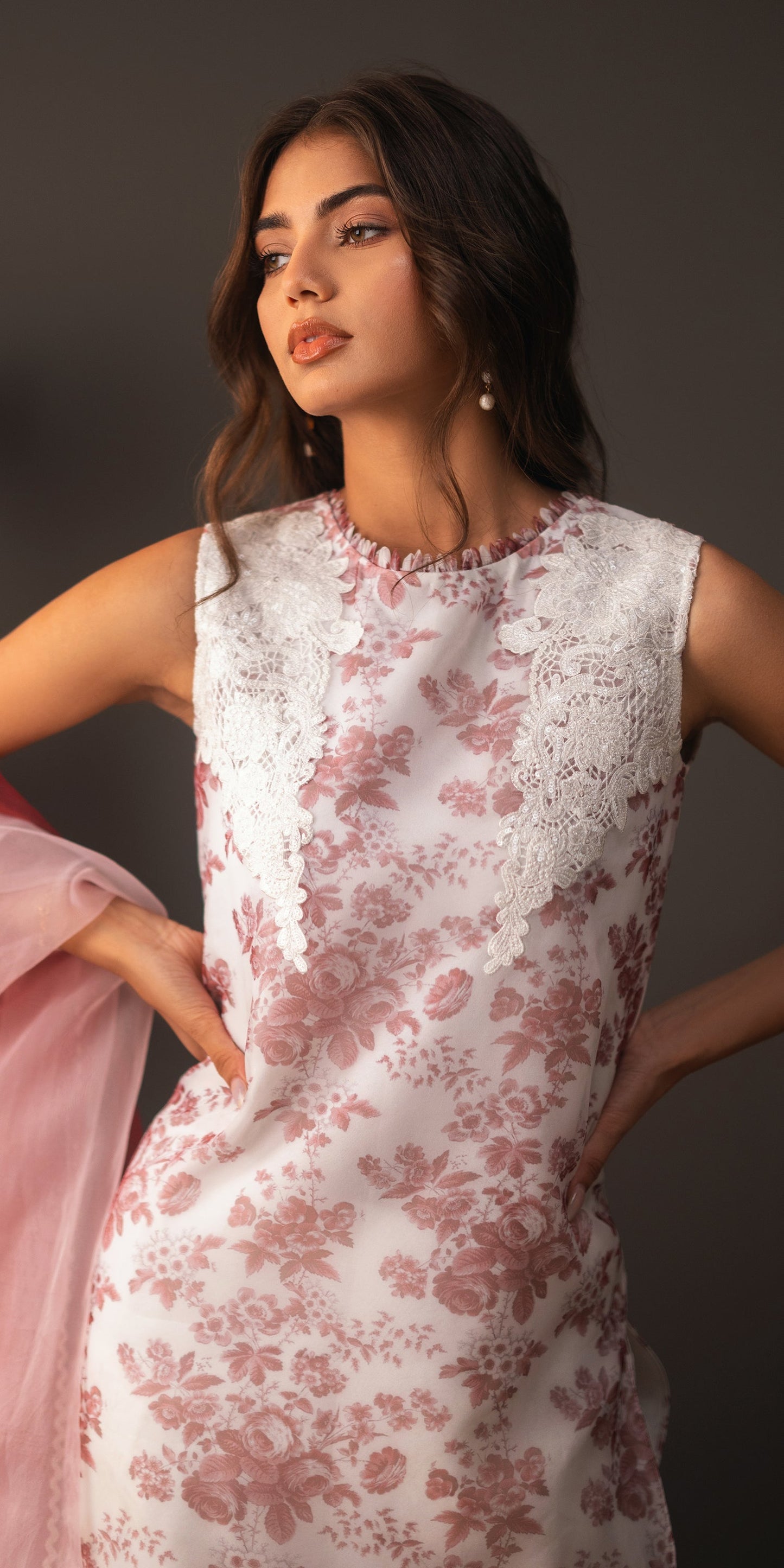 Erum Khan | Beyond Basic | FLORAL ALLURE - Pakistani Designer Dress - by Erum Khan | Type: Ladies Clothes - 100% Original at Saira Sultan
