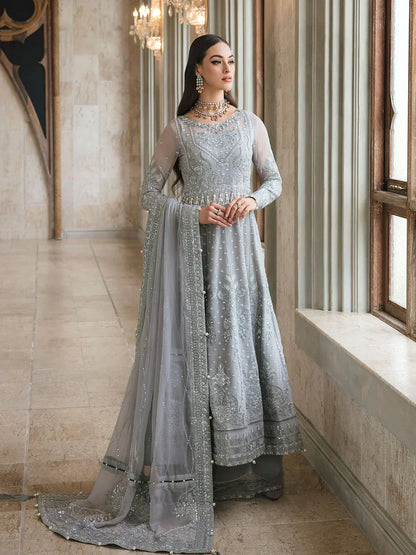 Gulaal | Embroidered Chiffon 23 | ARWA 06 - Pakistani Designer Dress - by Gulaal | Type: Bridal - 100% Original at Saira Sultan