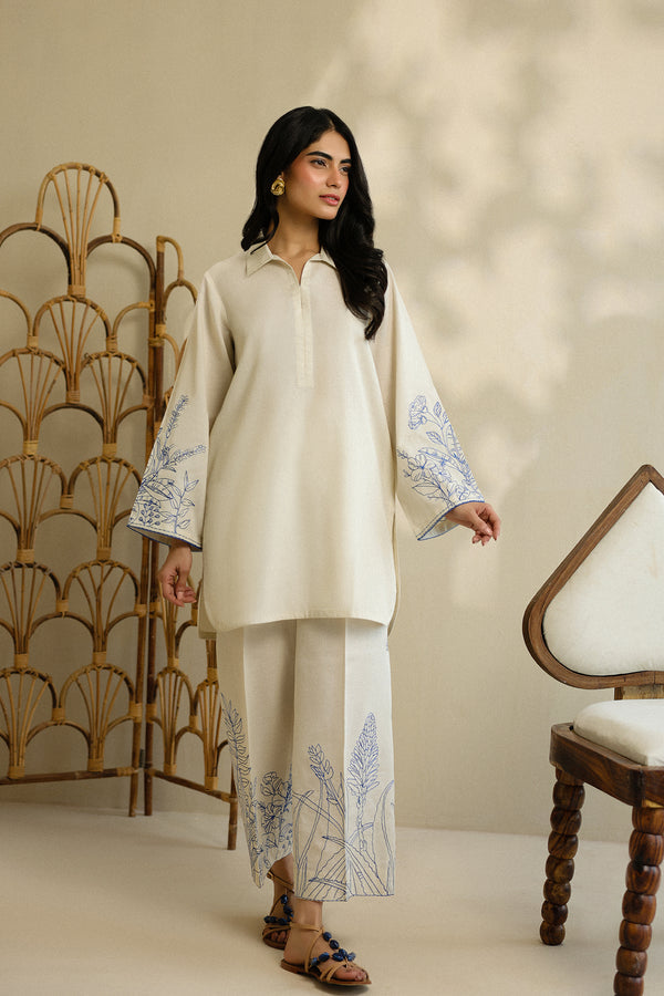 Sahar | Pre Essential Emb Edit | Camellia Pearl - Pakistani Designer Dress - by Sahar - Type : Ladies Clothes - 100% Original at Saira Sultan