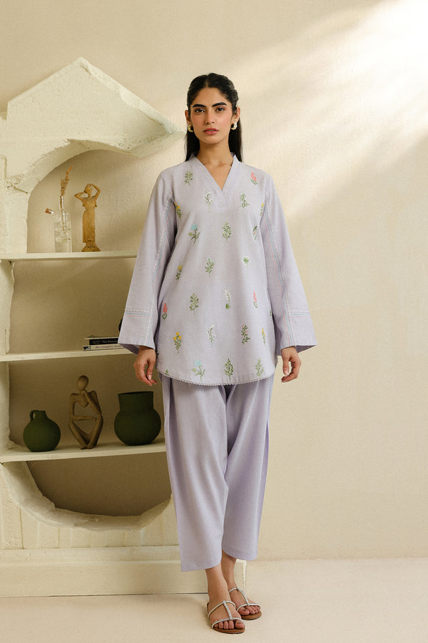 Sahar | Pre Essential Emb Edit | Iris Glow - Pakistani Designer Dress - by Sahar - Type : Ladies Clothes - 100% Original at Saira Sultan