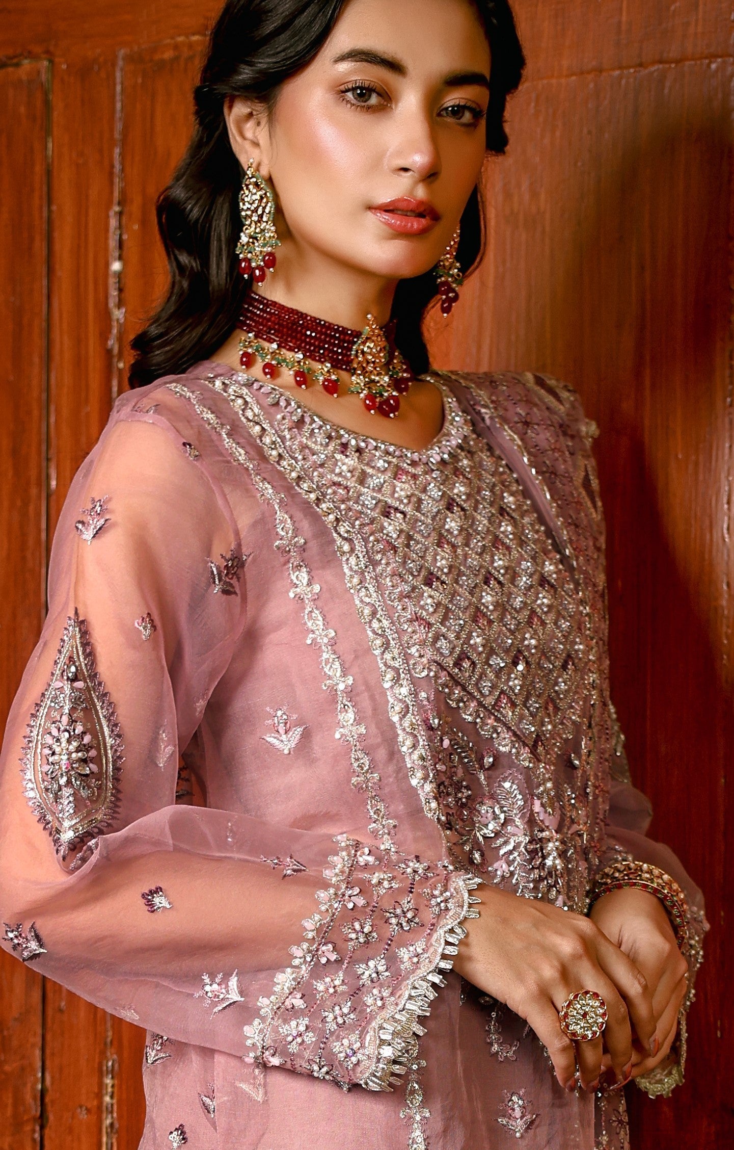 Imran Ramzan | Rubaru | Maahru - Pakistani Designer Dress - by Imran Ramzan | Type: Clothing - 100% Original at Saira Sultan