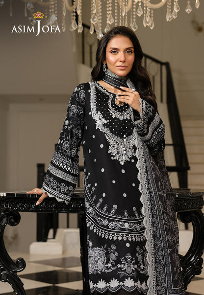 Asim Jofa | Summer Rhapsody | AJMCH-06 EMBROIDERED LAWN - Pakistani Designer Dress - by Asim Jofa - Type : Ladies Clothes - 100% Original at Saira Sultan