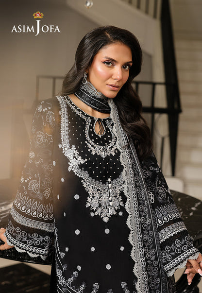 Asim Jofa | Summer Rhapsody | AJMCH-06 EMBROIDERED LAWN - Pakistani Designer Dress - by Asim Jofa - Type : Ladies Clothes - 100% Original at Saira Sultan
