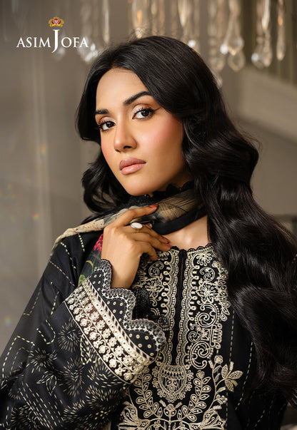 Asim Jofa | Summer Rhapsody | AJMCH-12 EMBROIDERED LAWN - Pakistani Designer Dress - by Asim Jofa - Type : Ladies Clothes - 100% Original at Saira Sultan
