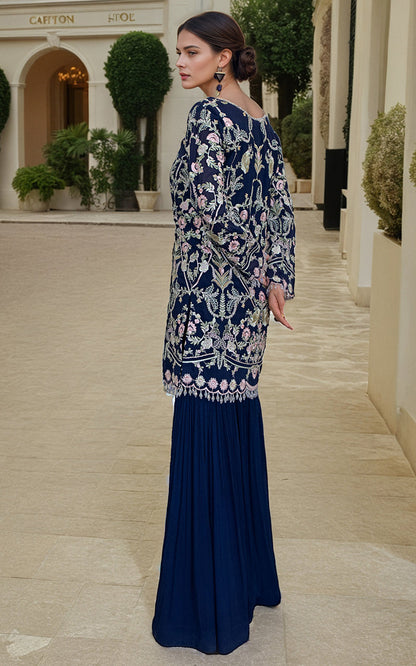 Threads and Motifs | Formal Dresses 25 | Chiffon Embroidered Shirt