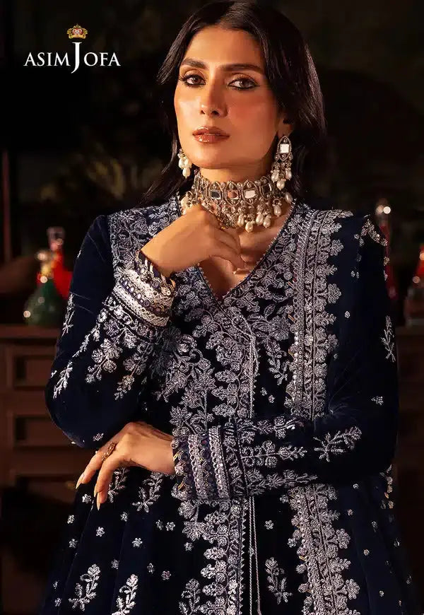 Asim Jofa | Makhmal Wedding Velvet 23 | AJMM-04 - Pakistani Designer Dress - by Asim Jofa | Type: Bridal - 100% Original at Saira Sultan
