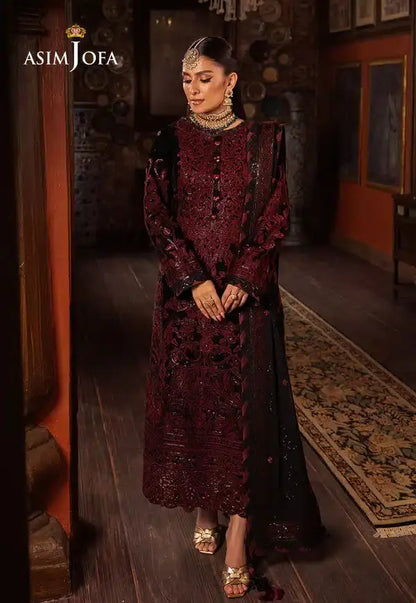 Asim Jofa | Makhmal Wedding Velvet 23 | AJMM-12 - Pakistani Designer Dress - by Asim Jofa | Type: Formal - 100% Original at Saira Sultan