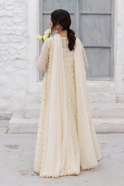 Erum Khan | Ramadan Edition | Hoor S White Cotton Karandi