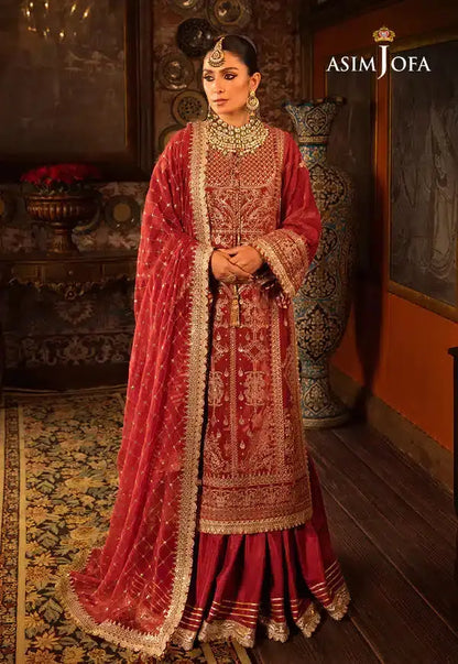 Asim Jofa | Makhmal Wedding Velvet 23 | AJMM-10 - Pakistani Designer Dress - by Asim Jofa | Type: Formal - 100% Original at Saira Sultan