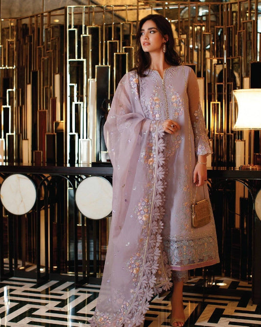 Mushq | Astoria Festive Lawn | D-03 BLAIR - Pakistani Designer Dress - by Mushq | Type: Luxury - 100% Original at Saira Sultan
