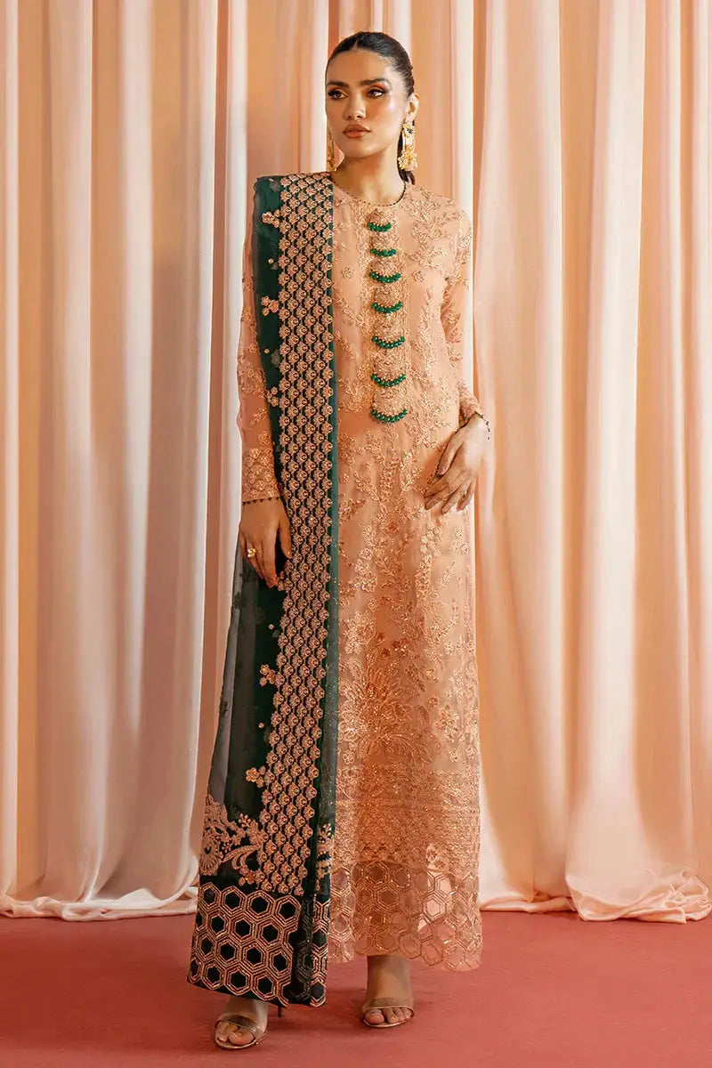 Cross Stitch | Wedding Festive 23 | Sandal - Pakistani Designer Dress - by Cross Stitch | Type: Formal - 100% Original at Saira Sultan