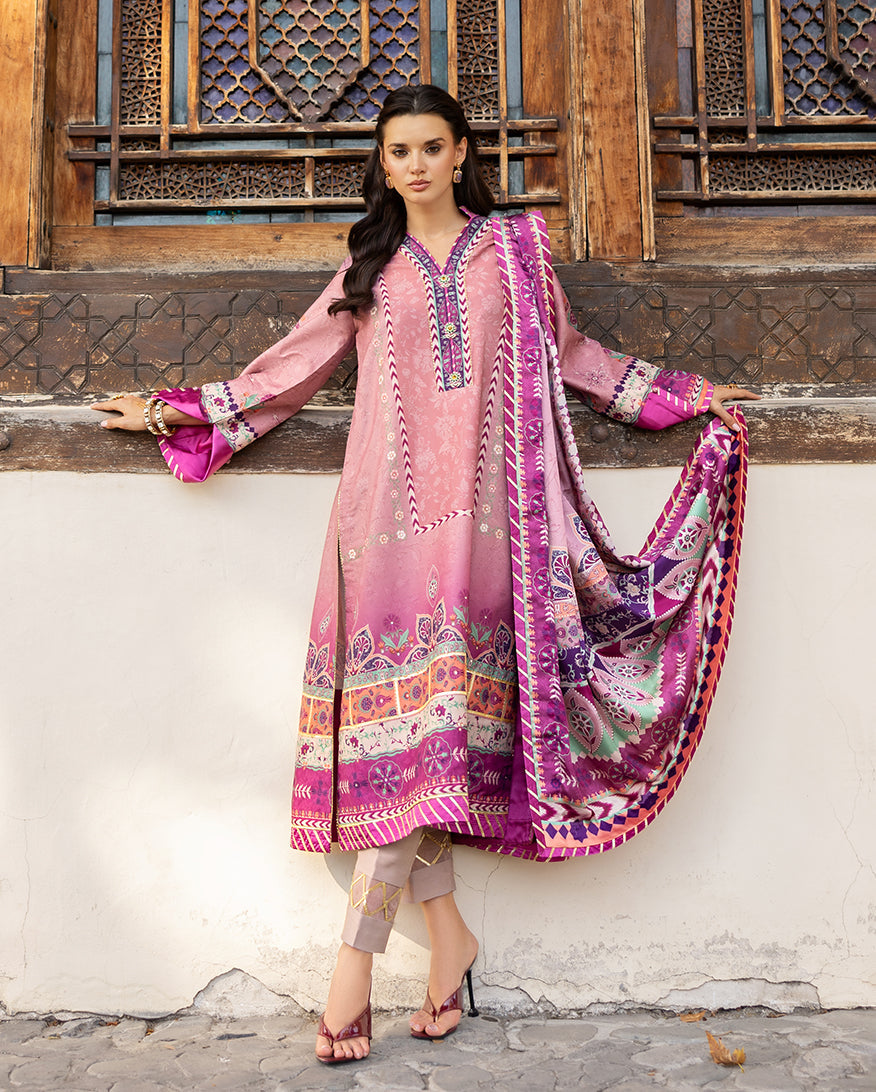 Mushq | Nirvana Printed Silk | Stella Song - Pakistani Designer Dress - by Mushq - Type : Ladies Clothes - 100% Original at Saira Sultan