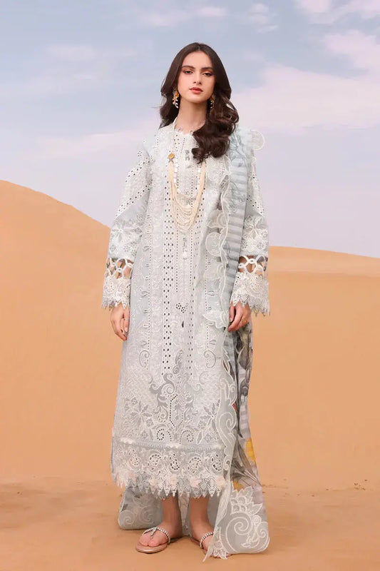 Qalamkar | Chikankari Eid Edit 24 | KM-06 APOLLINE - Pakistani Designer Dress - by Qalamkar | Type: Luxury - 100% Original at Saira Sultan