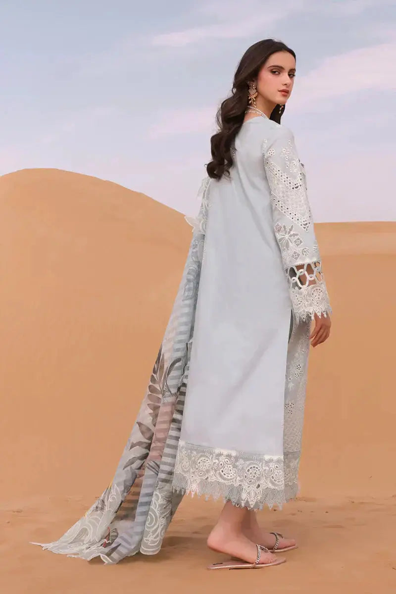 Qalamkar | Chikankari Eid Edit 24 | KM-06 APOLLINE - Pakistani Designer Dress - by Qalamkar | Type: Luxury - 100% Original at Saira Sultan