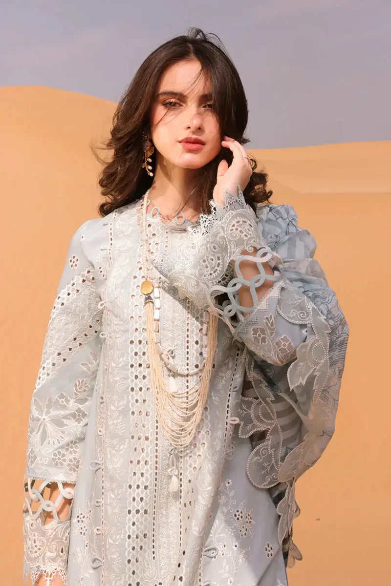 Qalamkar | Chikankari Eid Edit 24 | KM-06 APOLLINE - Pakistani Designer Dress - by Qalamkar | Type: Luxury - 100% Original at Saira Sultan