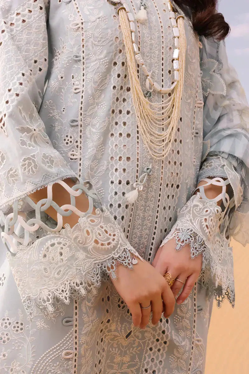 Qalamkar | Chikankari Eid Edit 24 | KM-06 APOLLINE - Pakistani Designer Dress - by Qalamkar | Type: Luxury - 100% Original at Saira Sultan