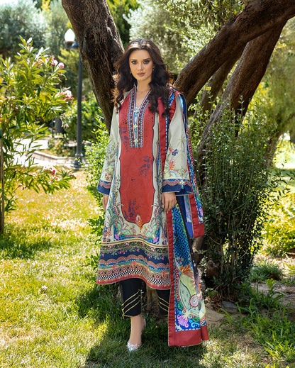 Mushq | Nirvana Printed Silk | Ethereal Gleam - Pakistani Designer Dress - by Mushq - Type : Ladies Clothes - 100% Original at Saira Sultan