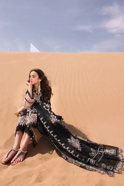 Qalamkar | Chikankari Eid Edit 24 | KM-08 LISE - Pakistani Designer Dress - by Qalamkar | Type: Luxury - 100% Original at Saira Sultan