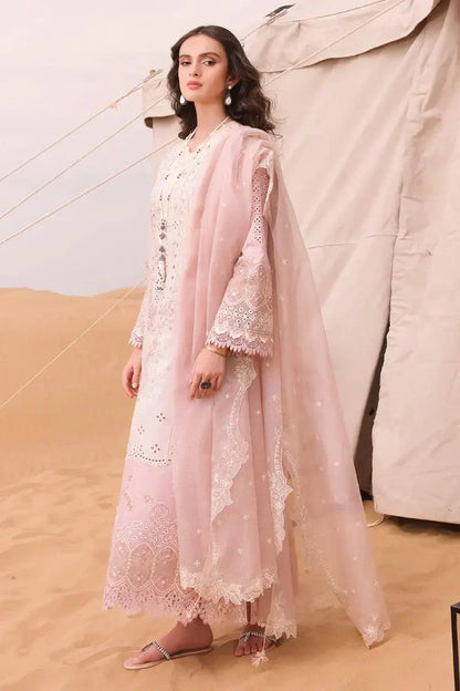 Qalamkar | Chikankari Eid Edit 24 | KM-03 AOIFE - Pakistani Designer Dress - by Qalamkar | Type: Luxury - 100% Original at Saira Sultan