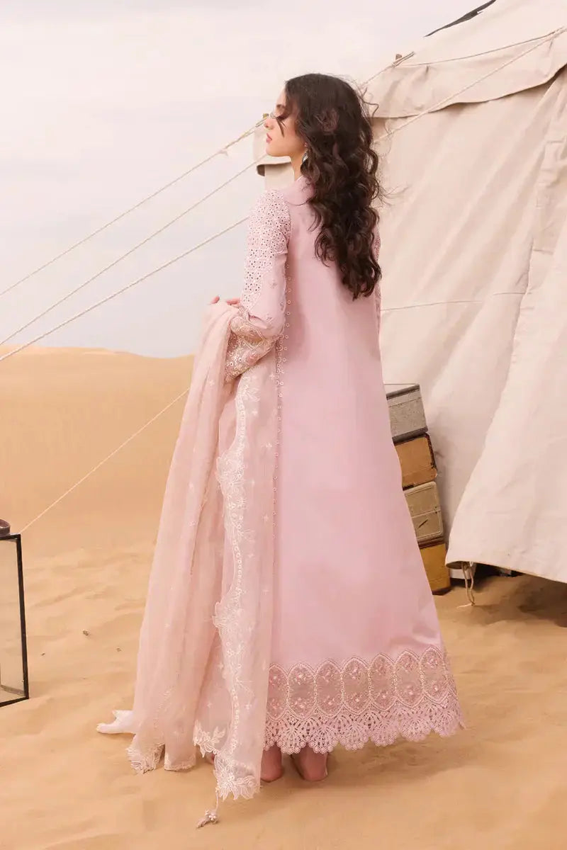 Qalamkar | Chikankari Eid Edit 24 | KM-03 AOIFE - Pakistani Designer Dress - by Qalamkar | Type: Luxury - 100% Original at Saira Sultan