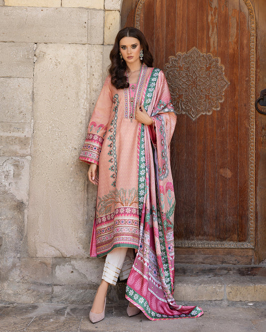 Mushq | Nirvana Printed Silk | Pulsar Petal - Pakistani Designer Dress - by Mushq - Type : Ladies Clothes - 100% Original at Saira Sultan