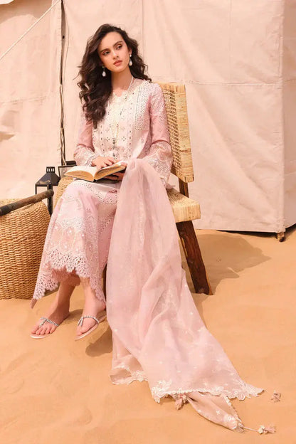 Qalamkar | Chikankari Eid Edit 24 | KM-03 AOIFE - Pakistani Designer Dress - by Qalamkar | Type: Luxury - 100% Original at Saira Sultan