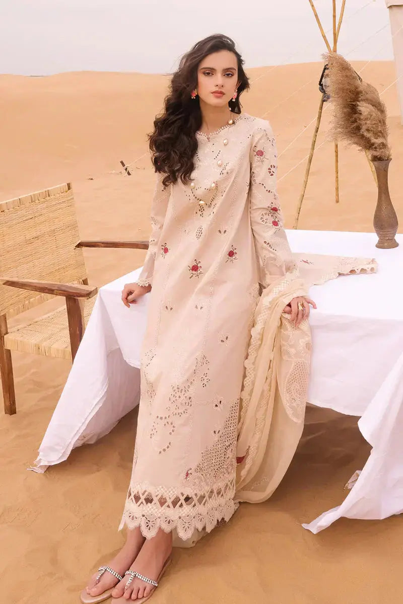Qalamkar | Chikankari Eid Edit 24 | KM-07 CAOIMHE - Pakistani Designer Dress - by Qalamkar | Type: Luxury - 100% Original at Saira Sultan