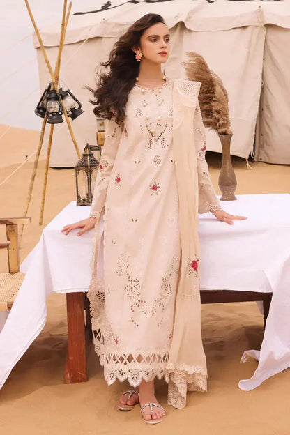 Qalamkar | Chikankari Eid Edit 24 | KM-07 CAOIMHE - Pakistani Designer Dress - by Qalamkar | Type: Luxury - 100% Original at Saira Sultan