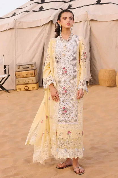 Qalamkar | Chikankari Eid Edit 24 | KM-01 NIAMH - Pakistani Designer Dress - by Qalamkar | Type: Luxury - 100% Original at Saira Sultan