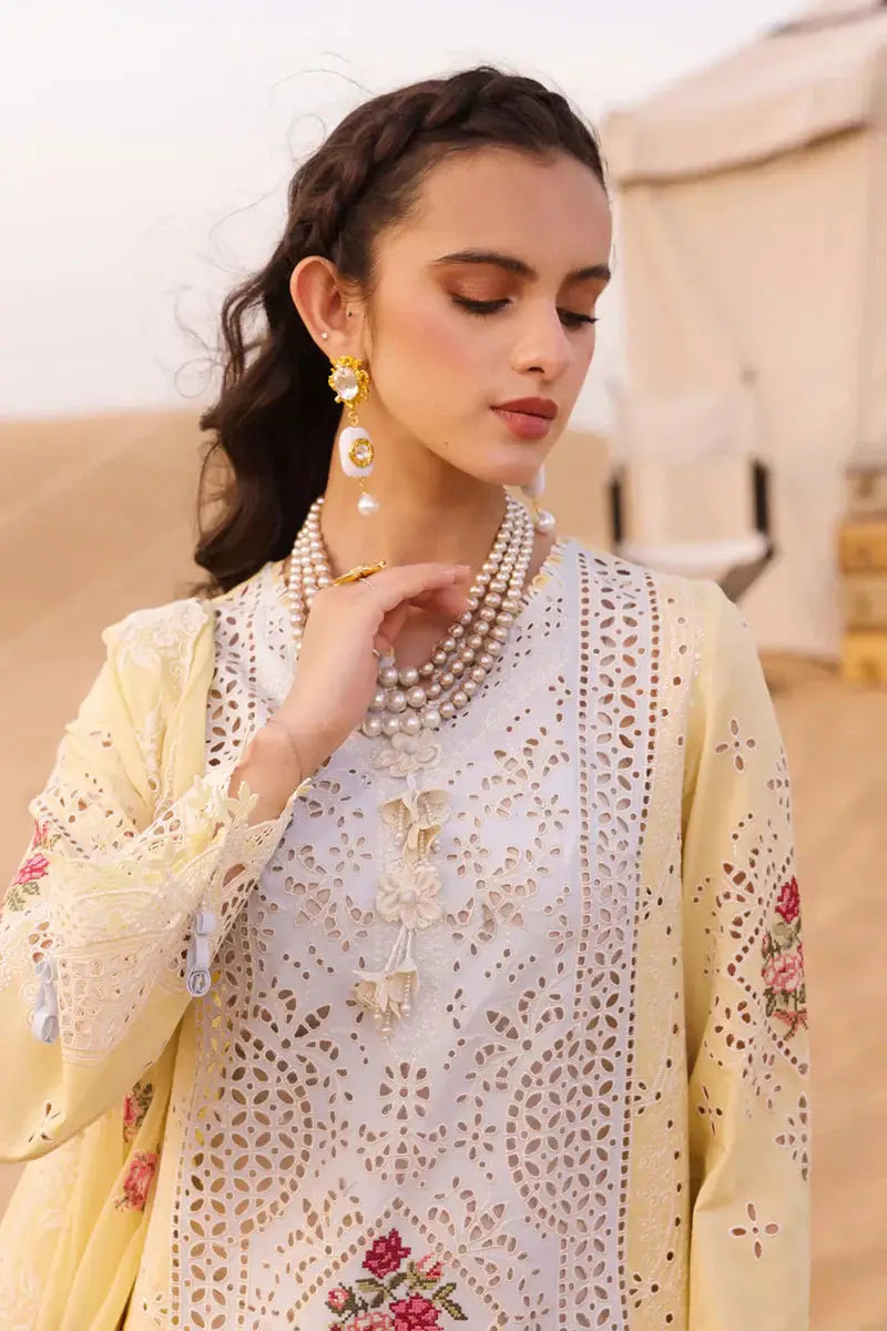 Qalamkar | Chikankari Eid Edit 24 | KM-01 NIAMH - Pakistani Designer Dress - by Qalamkar | Type: Luxury - 100% Original at Saira Sultan