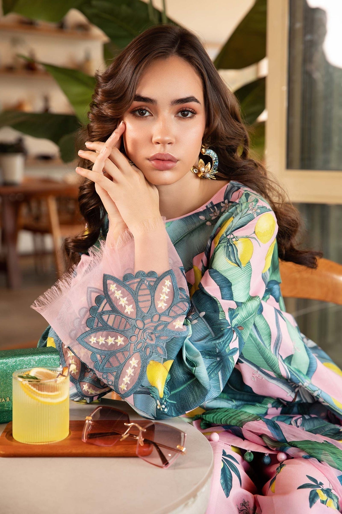 Maria B | M Prints 25 | MPT-2503-B M Pink Lawn