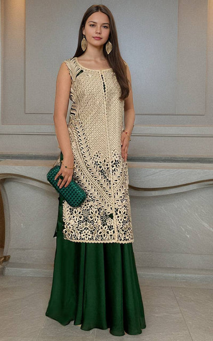 Threads and Motifs | Formal Dresses 25 | Embroidered Jacket With Skirt