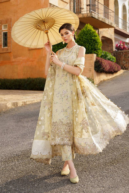 Baroque | Luxury Pret 24 | LAWN UF-584 - Pakistani Designer Dress - by Baroque | Type: Luxury - 100% Original at Saira Sultan