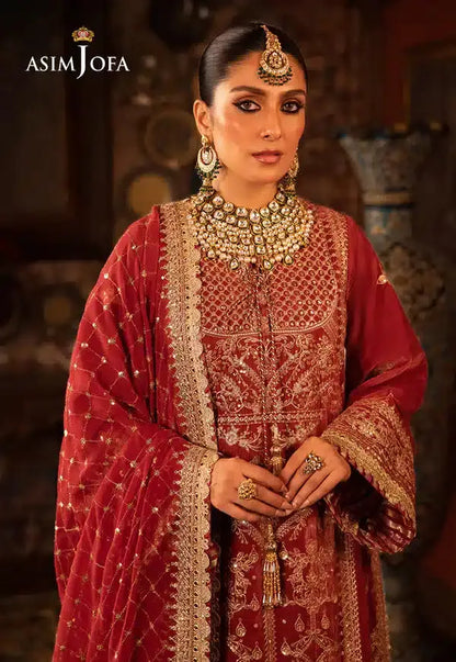 Asim Jofa | Makhmal Wedding Velvet 23 | AJMM-10 - Pakistani Designer Dress - by Asim Jofa | Type: Formal - 100% Original at Saira Sultan