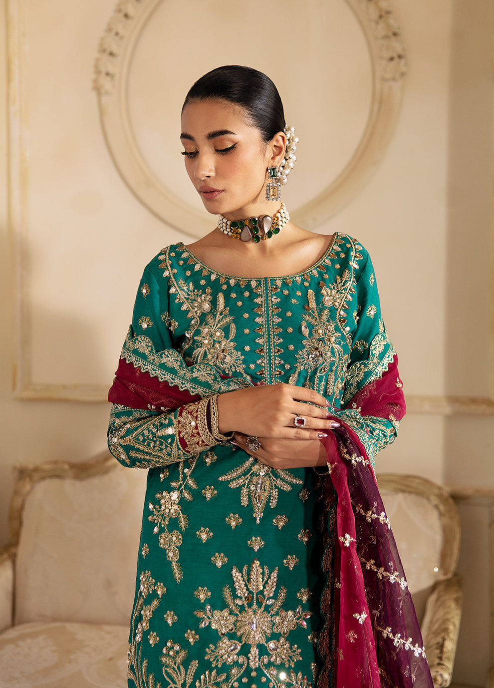 Gulaal | Wedding Formals | Amirah GL-WS-23V1-40 - Pakistani Designer Dress - by Gulaal | Type: Bridal - 100% Original at Saira Sultan