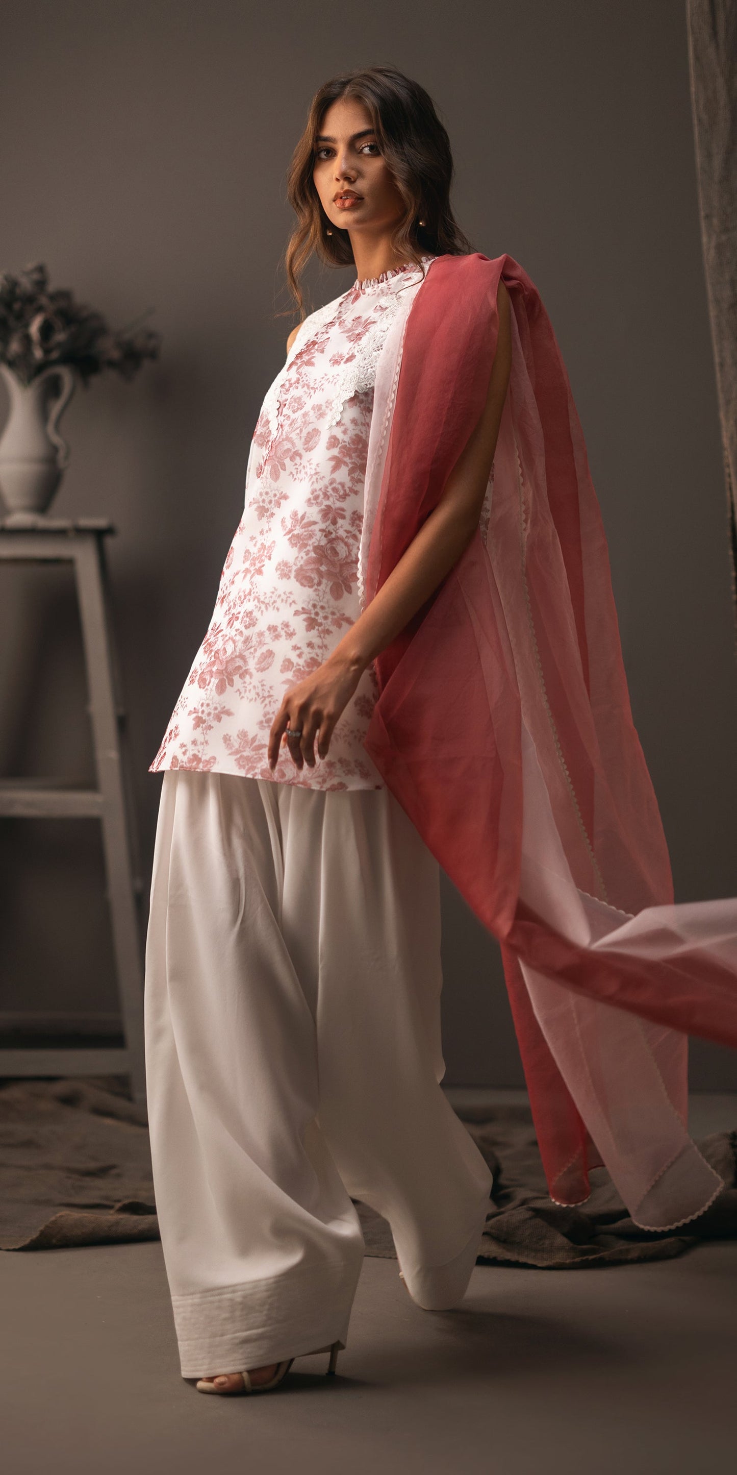 Erum Khan | Beyond Basic | FLORAL ALLURE - Pakistani Designer Dress - by Erum Khan | Type: Ladies Clothes - 100% Original at Saira Sultan