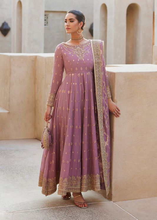 Kanwal Malik | Laira Formals | Vaneeza XS Lilac Silk lawn